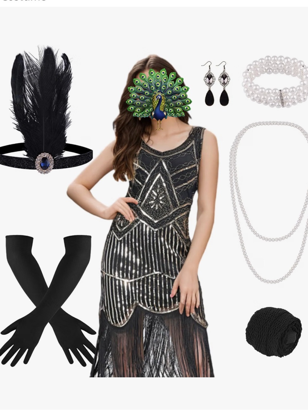 1920s Women’s Flapper Outfit Great Gatspy